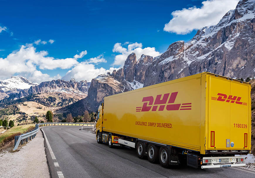 DHL vrachtwagen