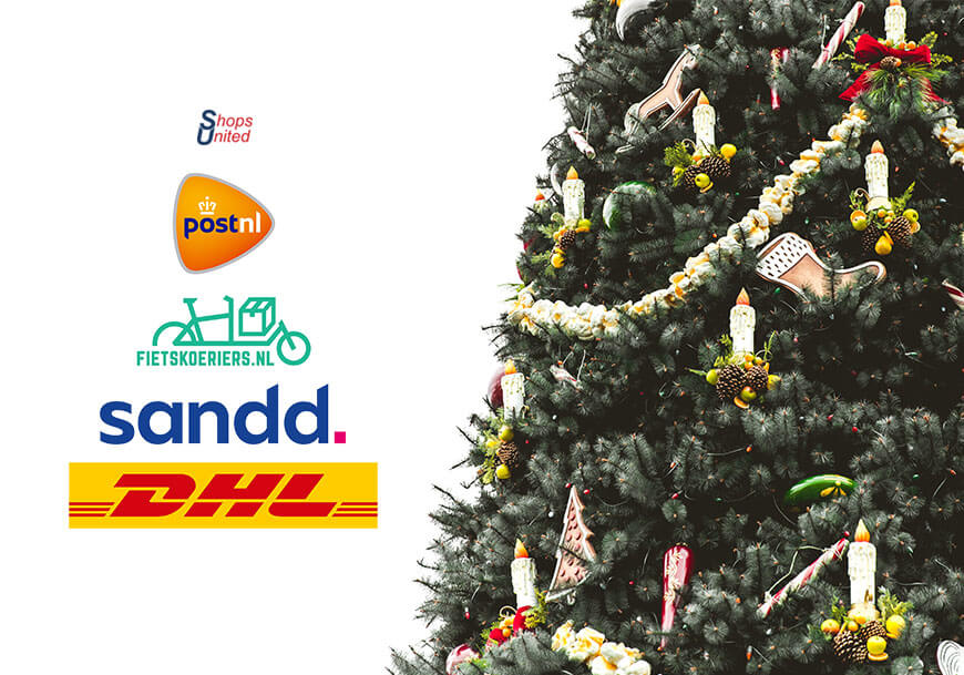 Aangepaste bezorgtijden feestdagen dhl postnl sandd en fietskoeriers via shops united.jpg