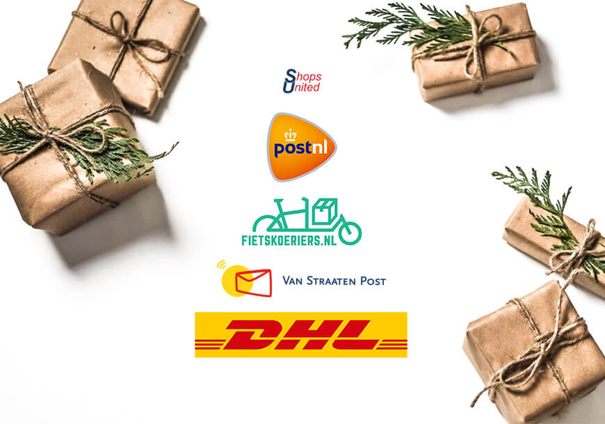 aangepaste bezorgtijden feestdagen dhl postnl vsp en fietskoeriers.nl su