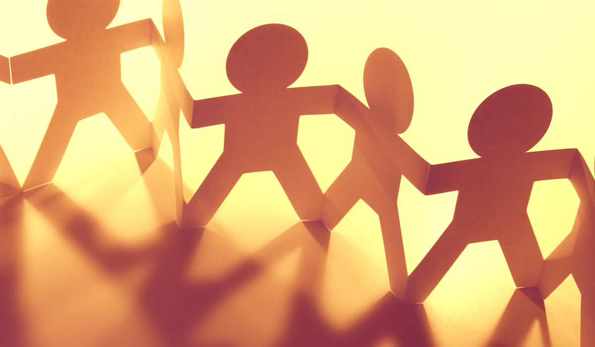 holding hands illustratie