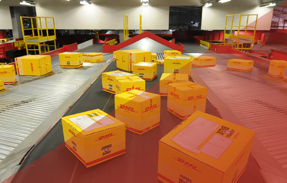 dhl sorteerband