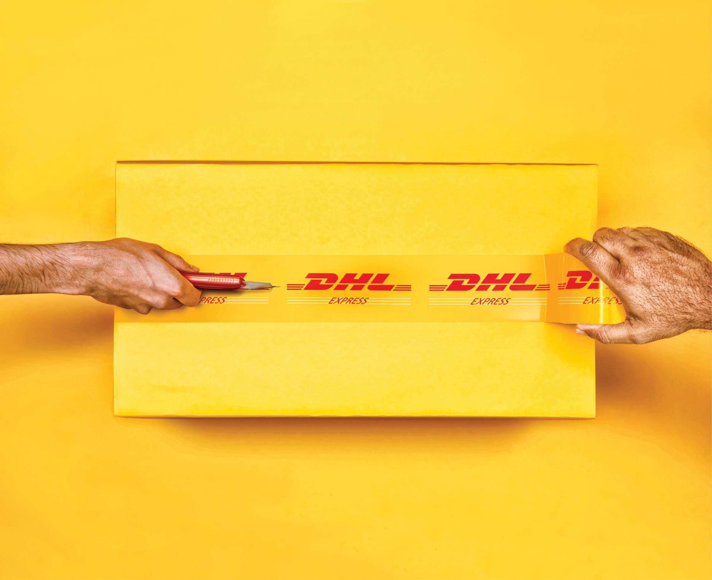 DHL doos tape