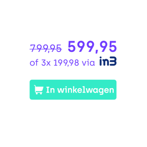 in 3 betalen
