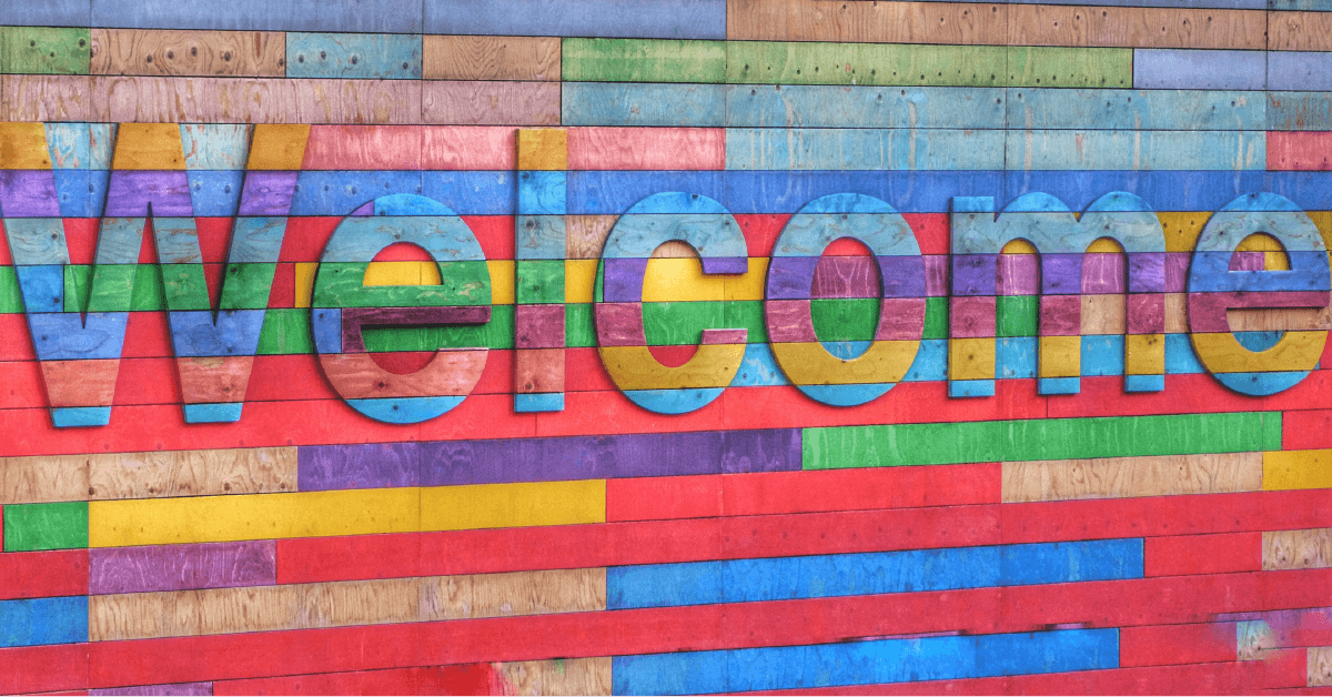 Welkom bord voor nieuwe collega