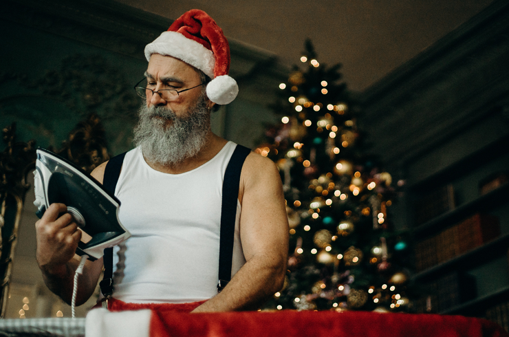 kerstman voorbereiding kerst