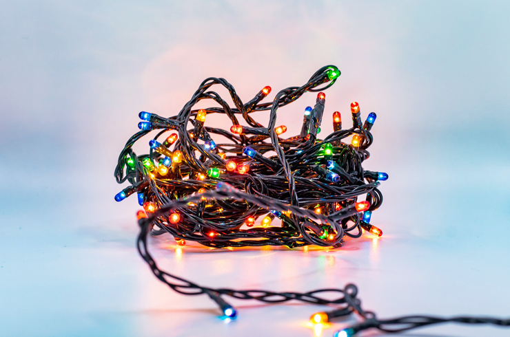 kerstverlichting piekperiode