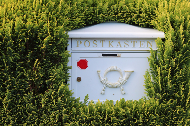 groen brievenbus